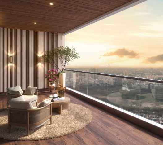 Lodha Signet, Kharadi - Commercial Property in Pune with Office Balcony