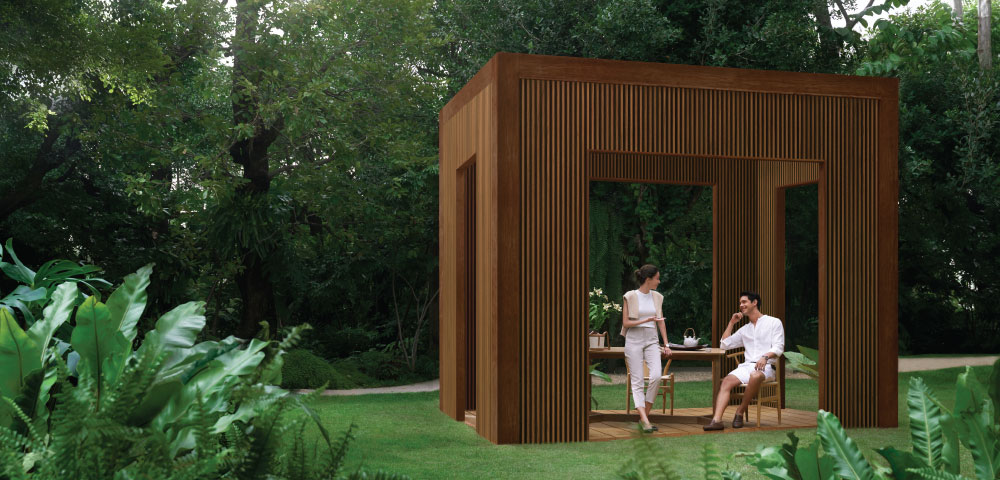 Casa Belvedere, Dombivli – Residential property in Dombivli with an outdoor seating pavilion