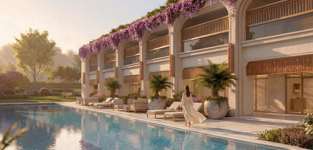 Lodha Belmont – Residential Property in Thane with Art Deco-Inspired Poolside Living