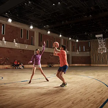 Lodha World Towers, Worli– Residential Project in Mumbai– Indoor basketball court