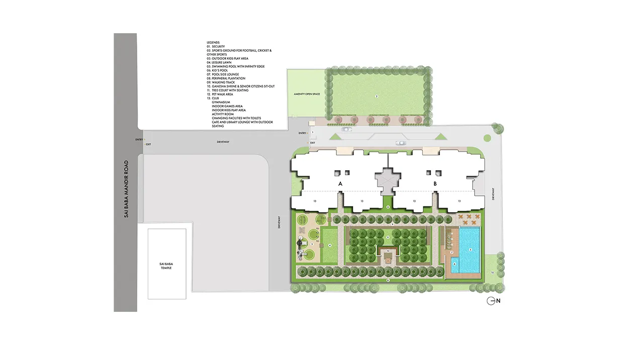 Lodha Altus, Borivali - Master Plan of residential project in Borivali