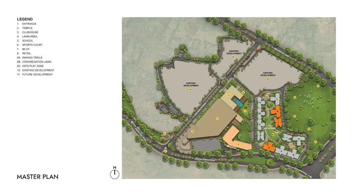 Casa Belvedere, Palava – Master Plan Layout with World Class Infrastructure