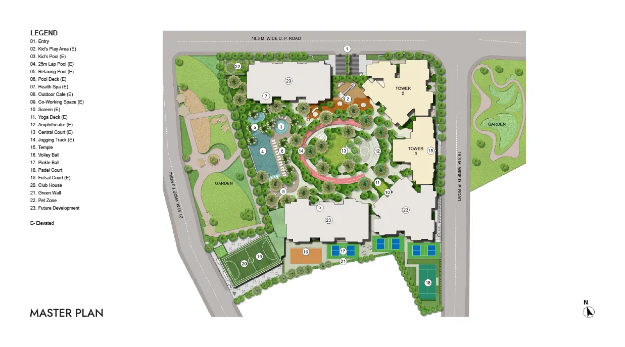 Lodha Aureus, Sewri - Master Plan of Residential property in Sewri