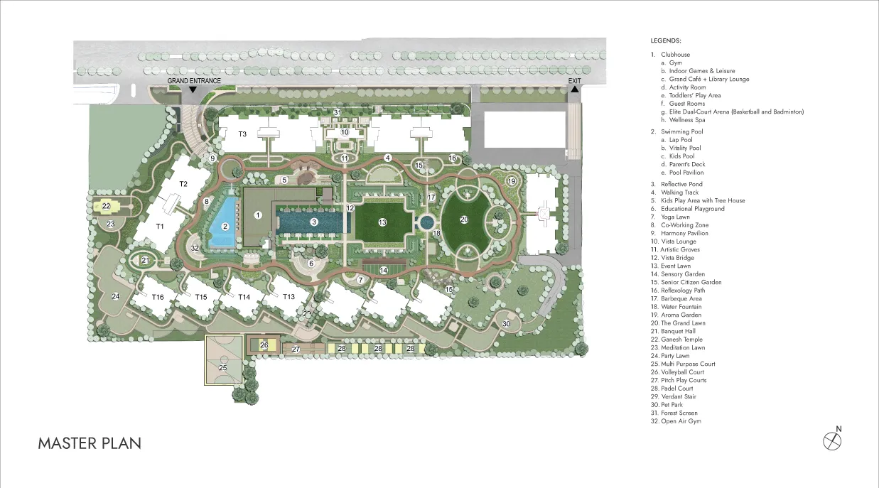 Lodha Sylvan, Pune - Master Plan of Residential Project in Pune